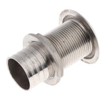Maxbell Boat Thru Hull Fitting / Drain Hose Barb Marine 316 Stainless Steel 32mm