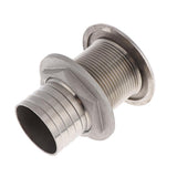 Maxbell Boat Thru Hull Fitting / Drain Hose Barb Marine 316 Stainless Steel 38mm
