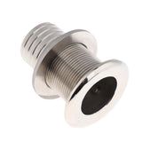 Maxbell Boat Thru Hull Fitting / Drain Hose Barb Marine 316 Stainless Steel 38mm
