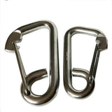 Maxbell Marine Stainless Steel Spring Snap Hook 4 Sizes from 6mm to 12mm 6 x 60mm