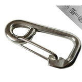 Maxbell Marine Stainless Steel Spring Snap Hook 4 Sizes from 6mm to 12mm 8 x 80mm