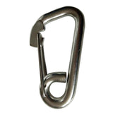 Maxbell Marine Stainless Steel Spring Snap Hook 4 Sizes from 6mm to 12mm 10 x 100mm