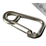 Maxbell Marine Stainless Steel Spring Snap Hook 4 Sizes from 6mm to 12mm 10 x 100mm