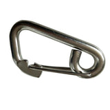 Maxbell Marine Stainless Steel Spring Snap Hook 4 Sizes from 6mm to 12mm 12 x 120mm