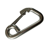 Maxbell Marine Stainless Steel Spring Snap Hook 4 Sizes from 6mm to 12mm 12 x 120mm