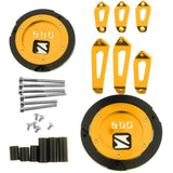 Max Motorcycle Engine Stator Cover for Kawasaki Z800 13-17 Yellow + Black