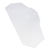 Maxbell Adjustable Clip On Windshield Extension Spoiler For Motorcycle Clear
