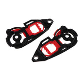 Maxbell 2Pcs Helmet Shield Visor Gear Plate Set Ratchet Set for  k1 k3sv k5