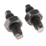 Maxbell 2pcs Solid Valve Adjusting Screws with Nuts for 50-125cc ATV Dirt Bike