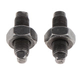 Maxbell 2pcs Solid Valve Adjusting Screws with Nuts for 50-125cc ATV Dirt Bike