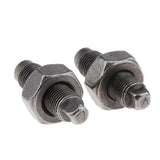 Maxbell 2pcs Solid Valve Adjusting Screws with Nuts for 50-125cc ATV Dirt Bike