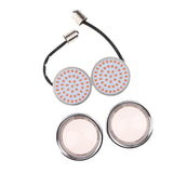 Maxbell 2pc Motorcycle LED Amber Front Turn Signal Lights Indicators for Harley