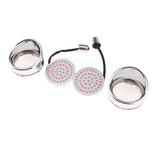 Maxbell 2pc Motorcycle LED Amber Front Turn Signal Lights Indicators for Harley