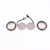 Maxbell 2pc Motorcycle LED Amber Front Turn Signal Lights Indicators for Harley