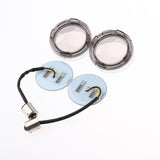 Maxbell 2pc Motorcycle LED Amber Front Turn Signal Lights Indicators for Harley