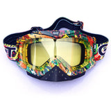 Max Motorcycle Windproof Anti-Fog Goggles Skiing Snowboard Glasses Color 8