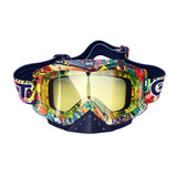 Max Motorcycle Windproof Anti-Fog Goggles Skiing Snowboard Glasses Color 8