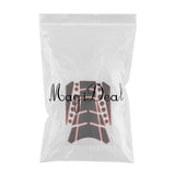 Maxbell 3D Carbon Fiber Motorcycle Gas Fuel Tank Sticker Fit Gel Pad Decal Red