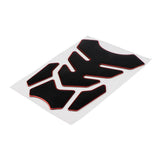 Maxbell Carbon Fiber Gas Tank Pad Protector Stickers Decal for Motorcycle  Red