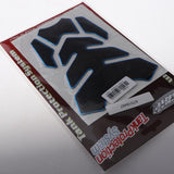 Maxbell Carbon Fiber Gas Tank Pad Protector Stickers Decal for Motorcycle  Blue