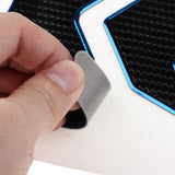 Maxbell Carbon Fiber Gas Tank Pad Protector Stickers Decal for Motorcycle  Blue