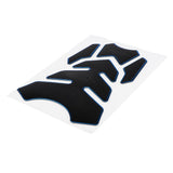 Maxbell Carbon Fiber Gas Tank Pad Protector Stickers Decal for Motorcycle  Blue