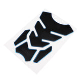 Maxbell Carbon Fiber Gas Tank Pad Protector Stickers Decal for Motorcycle  Blue