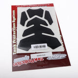 Maxbell Carbon Fiber Gas Tank Pad Protector Stickers Decal for Motorcycle  Black