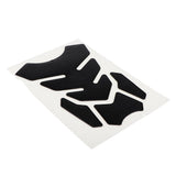 Maxbell Carbon Fiber Gas Tank Pad Protector Stickers Decal for Motorcycle  Black