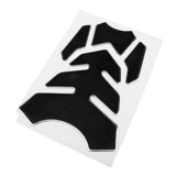 Maxbell Carbon Fiber Gas Tank Pad Protector Stickers Decal for Motorcycle  Silver