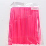 Max 72Pieces Universal Motocross Wheel Rim Spoke Wraps Skins Cover Pink