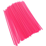 Max 72Pieces Universal Motocross Wheel Rim Spoke Wraps Skins Cover Pink