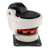 Maxbell Nylon Alloy Wheel Leveling Caster Flexible Low Noise Footmaster Caster