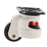 Maxbell Nylon Alloy Wheel Leveling Caster Flexible Low Noise Footmaster Caster
