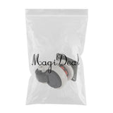 Maxbell Nylon Alloy Wheel Leveling Caster with Square Top Plate