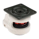 Maxbell Nylon Alloy Wheel Leveling Caster with Square Top Plate
