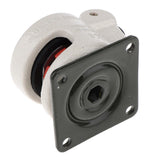 Maxbell Nylon Alloy Wheel Leveling Caster with Square Top Plate