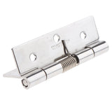Maxbell Stainless Steel Spring Door Hinge Automatic Closing Adjustable Silver