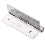 Maxbell Stainless Steel Spring Door Hinges Automatic Closing Adjustable Silver