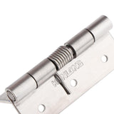Maxbell Stainless Steel Spring Door Hinges Automatic Closing Adjustable Silver