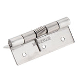Maxbell Stainless Steel Spring Door Hinges Automatic Closing Adjustable Silver