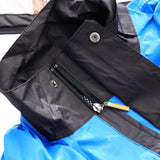 Maxbell Waterproof Rain Coat Suit Hooded Jacket Pants XXL Blue
