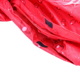 Max Oxford Raincoat Rider Covers Cape E-Bike Motorcycle Double Poncho Red