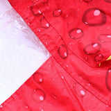 Max Oxford Raincoat Rider Covers Cape E-Bike Motorcycle Double Poncho Red