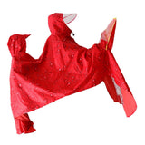 Max Oxford Raincoat Rider Covers Cape E-Bike Motorcycle Double Poncho Red