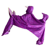 Max Oxford Raincoat Rider Covers Cape E-Bike Motorcycle Double Poncho Purple