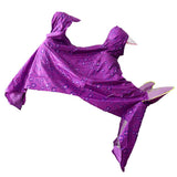 Max Oxford Raincoat Rider Covers Cape E-Bike Motorcycle Double Poncho Purple