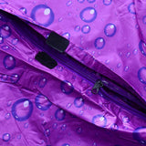 Max Oxford Raincoat Rider Covers Cape E-Bike Motorcycle Double Poncho Purple