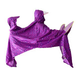 Max Oxford Raincoat Rider Covers Cape E-Bike Motorcycle Double Poncho Purple