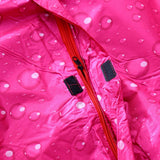 Max Oxford Raincoat Rider Covers Cape E-Bike Motorcycle Double Poncho Pink